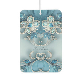 Ambientador Blue Ornate Floral Air Freshener