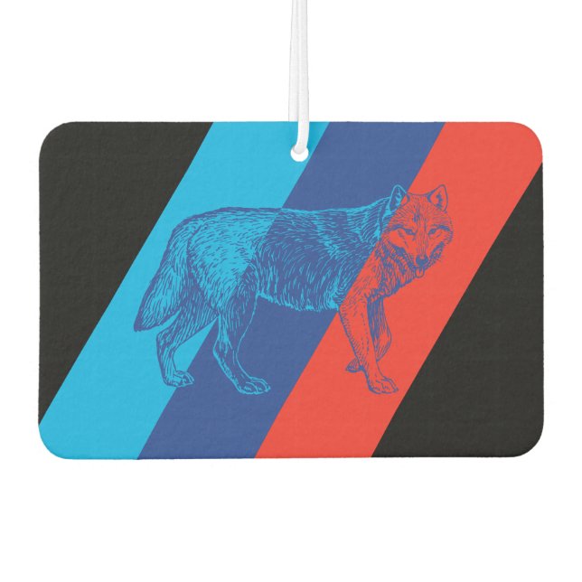 Ambientador BMW M Wolf negro (Anverso)