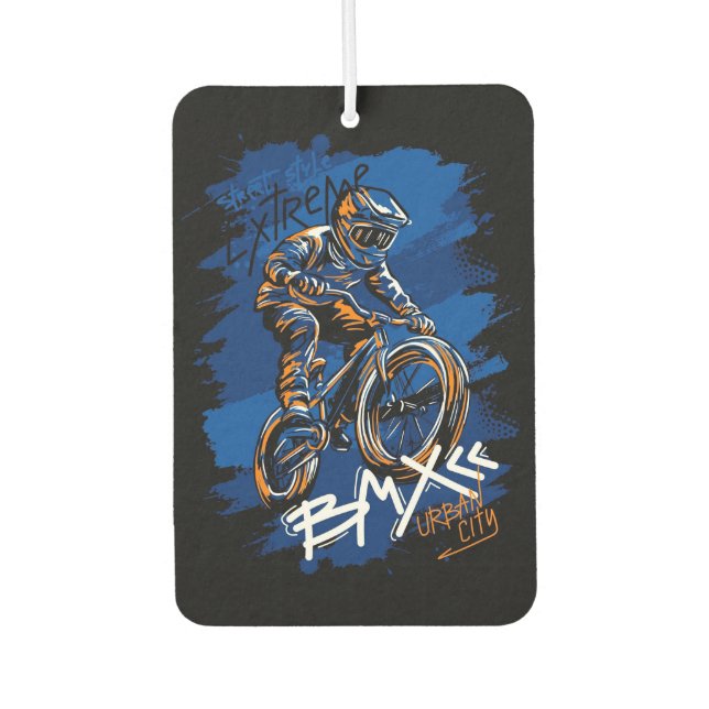 Ambientador Bmx Bicycle Urban Graffiti streetwear  (Anverso)
