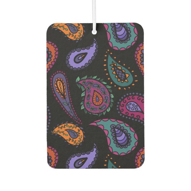Ambientador Boho Bold Paisley Beauty Dos Patrones De Banda (Anverso)
