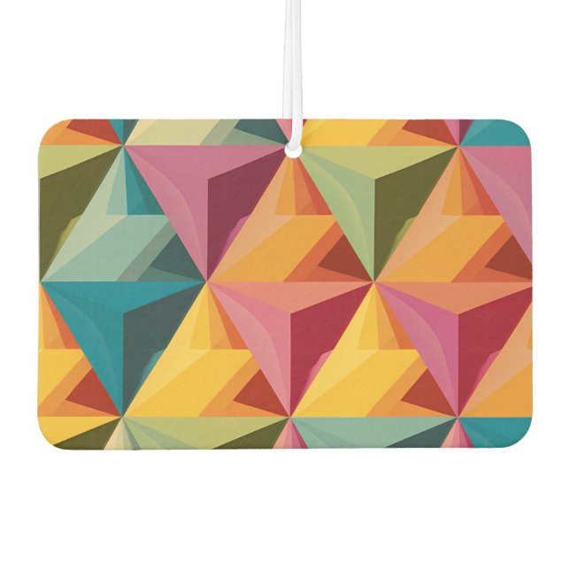 Ambientador Bold Geometric Triangle Pattern  (Anverso)