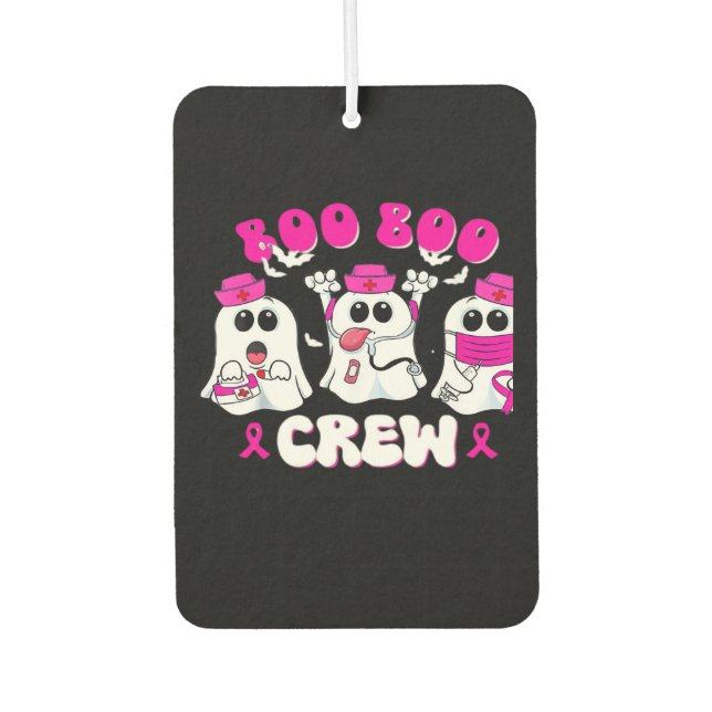 Ambientador Boo Boo Crew Nurse Halloween Costume Ghost Breast  (Anverso)