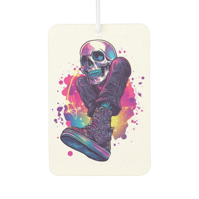 Ambientador Boogie Bones � Funny 70s Disco Skull (Anverso)
