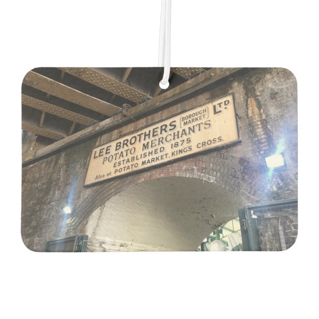 Ambientador Borough Market London Reino Unido Inglaterra (Reverso)