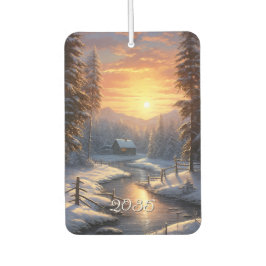 Ambientador Bosque Invernal Navidad Río Amanecer