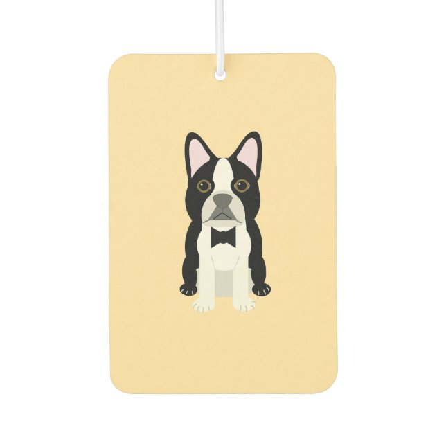 Ambientador Boston Terrier beige (Anverso)