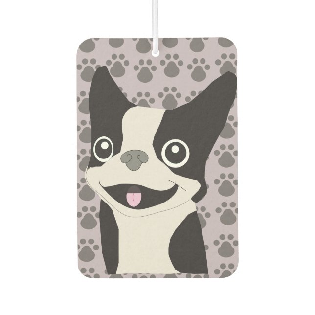 Ambientador Boston Terrier, Purple lavender (Anverso)