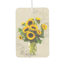 Ambientador Bouquet De Girasol En Ladrillo