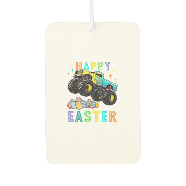 Ambientador Boys Happy Easter Monster Truck Easter Eggs Toddle (Anverso)