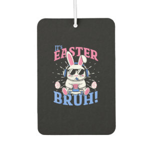 Ambientador Bruh Easter Bunny Gamer Videojuegos Hombres Niño