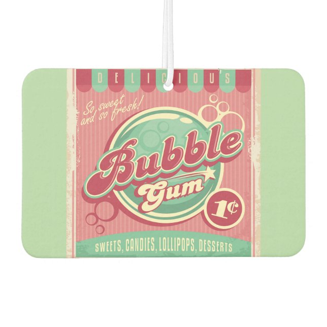 Ambientador Bubble Gum Car Freshener (Anverso)