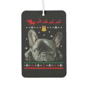 Ambientador Bulldog francés Feliz Navidad con francés