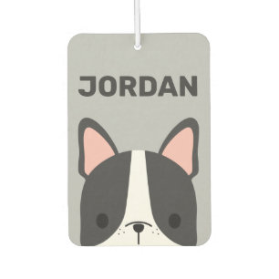 Ambientador Bulldog francés lindo con nombre personalizado
