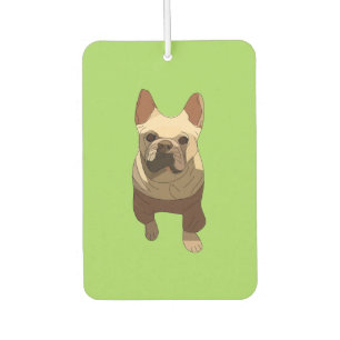 Ambientador Bulldog Francés, Verde Lima