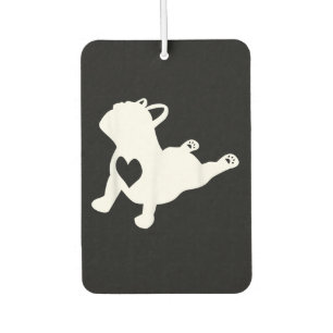 Ambientador Bulldog francés Yoga Love Heart Frenchie