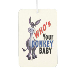 Ambientador Burro gracioso, quién es tu bebé burro