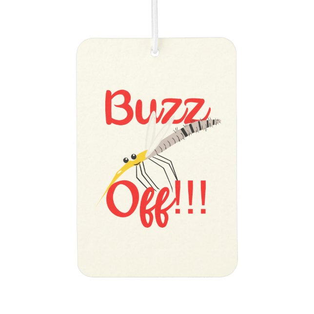 Ambientador Buzz Off Air Freshener (Anverso)