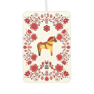 Ambientador Caballo Dala floral diseño de flores/blanco RG