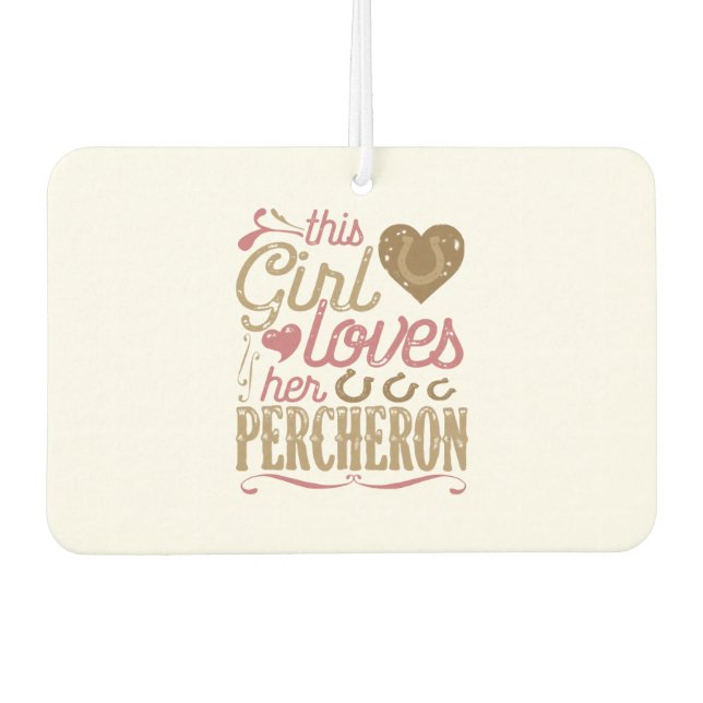 Ambientador Caballos Percheron HorseGift (Anverso)