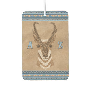 Ambientador Cabeza de Antílope Pronghorn del Sudoeste con Inic