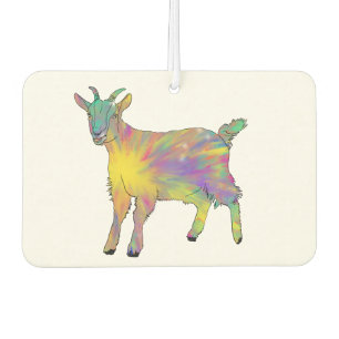 Ambientador Cabras Colorido Divertido Granja Bebé Animales Art