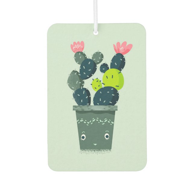 Ambientador Cactus In Sonriente Pot (Anverso)