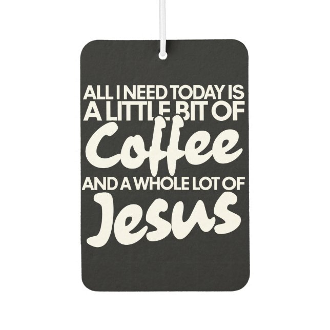 Ambientador Café y Jesús (Anverso)