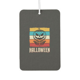 Ambientador Calabaza De Halloween Cráneo Retro Vintage