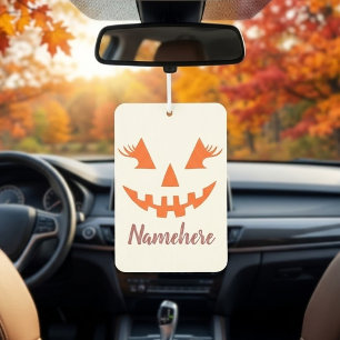 Ambientador Calabaza de Halloween personalizada femenina Jack 