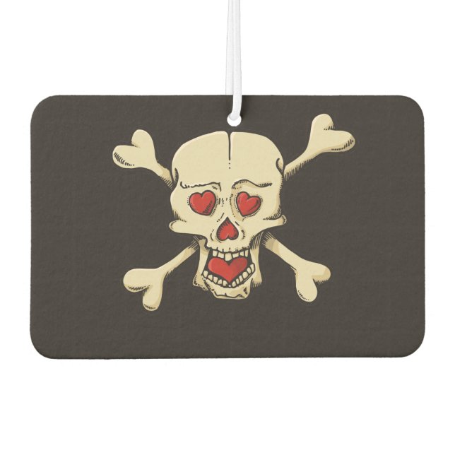 Ambientador Calavera con corazón (Anverso)