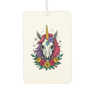 Ambientador Calavera de azúcar de unicornio Arte Mexicano, Cam