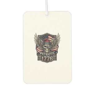 Ambientador Calavera de la libertad ciberpatriótica futurista