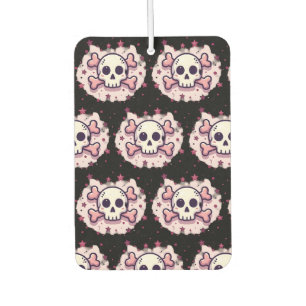 Ambientador Calavera y Huesos Rosa Pastel
