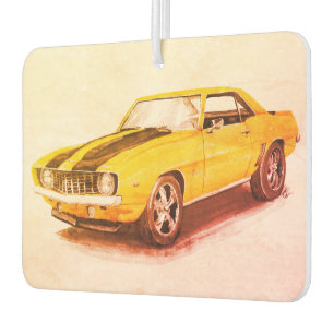 Ambientador Camaro Amarillo 1969