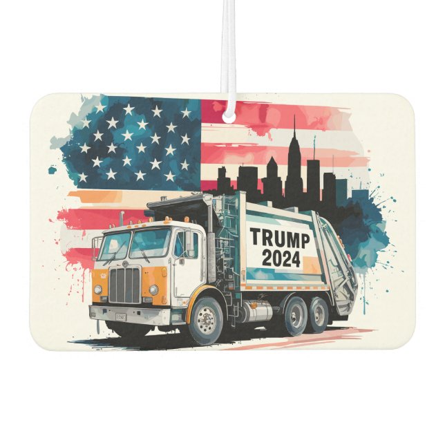 Ambientador Camión basura para Trump (Anverso)