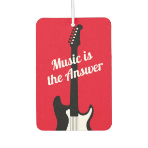 Ambientador Camión de citas de música de guitarra electrónica 