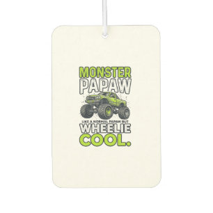 Ambientador Camión Monstruo Papá Wheelie Genial Divertido Dise