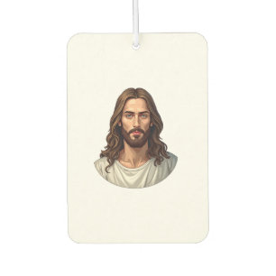 Ambientador Camisa de grabado vintage retrato de Cristo tranqu