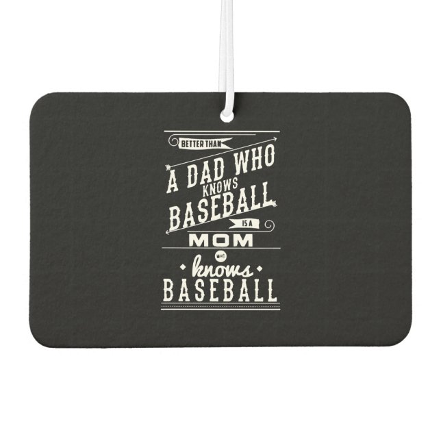 Ambientador Camisas de mamá de béisbol (Anverso)
