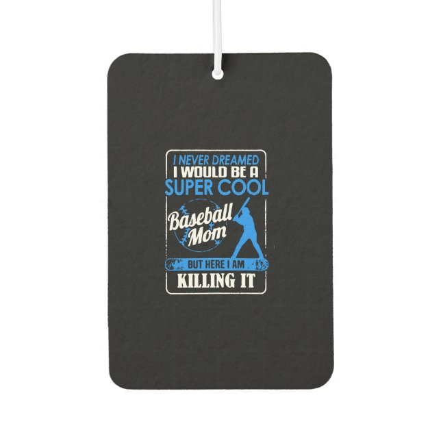 Ambientador Camisas de mamá de béisbol (Anverso)