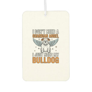 Ambientador Camiseta Ángel de la Guarda Bulldog Amante de Perr