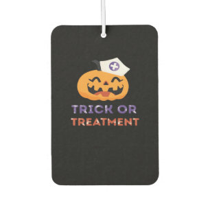 Ambientador Camiseta clásica de enfermera de Halloween Truco o