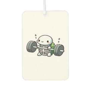 Ambientador Camiseta Clásica de la Tortuga Cute Deadlift