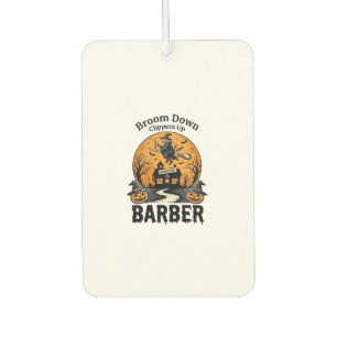 Ambientador Camiseta de barbero de Halloween Bruja Salón embru