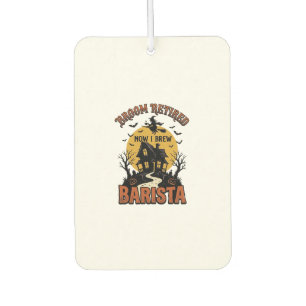 Ambientador Camiseta de Barista de Halloween Bruja Divertida C