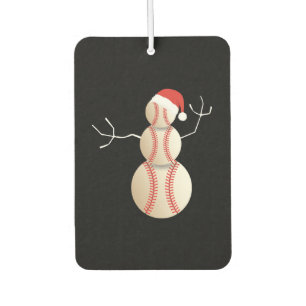 Ambientador Camiseta De Béisbol Con Béisbol De Nieve