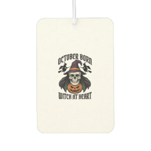 Ambientador Camiseta de Bruja de Octubre Cumpleaños de Hallowe