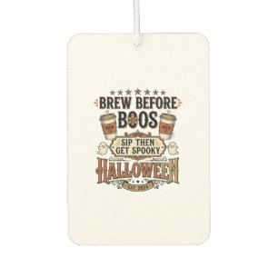 Ambientador Camiseta de café de Halloween, prepare antes de lo