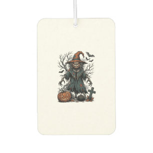 Ambientador Camiseta de calabaza de Halloween espantapájaros b
