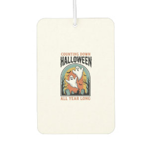 Ambientador Camiseta de Cuenta Regresiva de Halloween Gráfico 